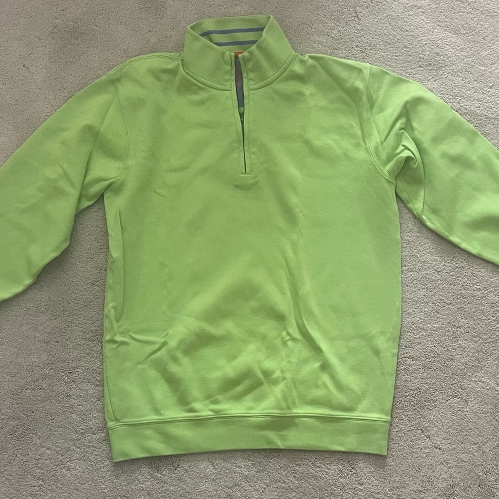Como Sport:  Men’s Green Quarter-Zip